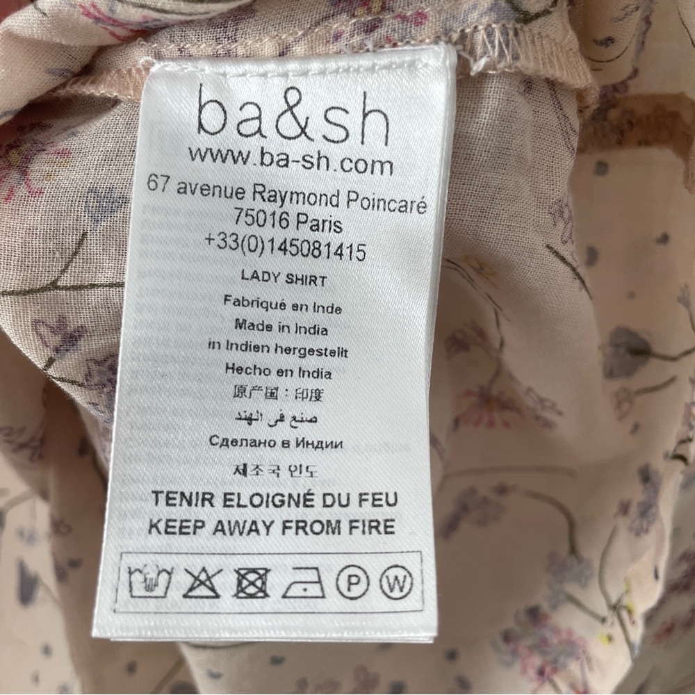 ba&sh Blouna Floral Print Blouse Medium SOLD - Picture 9 of 13